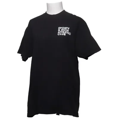 T-shirt (Zwart) van Sporty & Rich Katoen