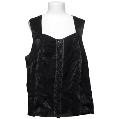 Top (Black) from Qneel Acetate, Polyamide, Viscose