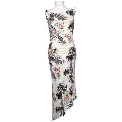 Robe longue (Blanc, Multicolore) de Laura Berlucchi Polyester, Viscose