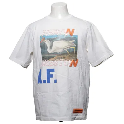 T-shirt (Blanc) de Heron Preston Coton, Polyester, Polyuréthane