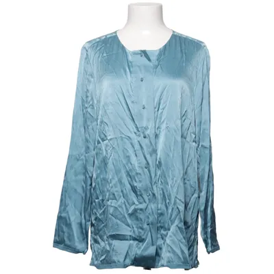 Blouse (Blauw) van Fadenmeister Zijde