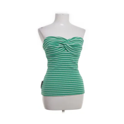 Tubtopp (Grön, Vit) från Missguided Elastan, Polyester