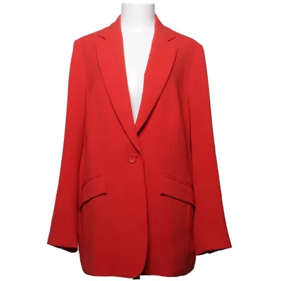 Blazer (Rot) von Ulla Popken Acetat, Polyester, Viskose
