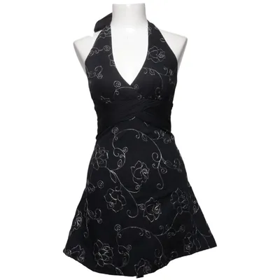 Halterneck dress (Black, White) from White House Black Market