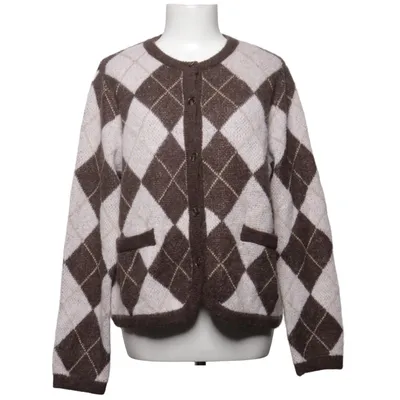 Cardigan (Brun, Beige) fra Dobber Alpacauld, Elastan, Polyamid, Polyester