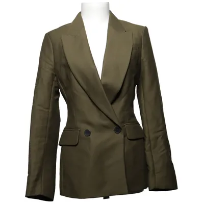 Blazer (Grøn) fra H&M Modern Classic Viscose, Polyester, Elastan