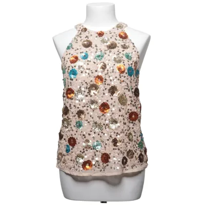Haltertop (Beige, Meerkleurig) van River Island Polyester