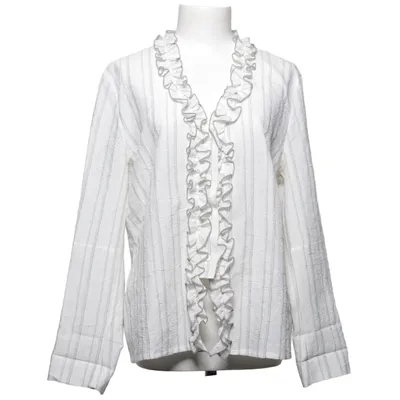 Blus (Vit, Grå) från Lecomte Akryl, Polyester