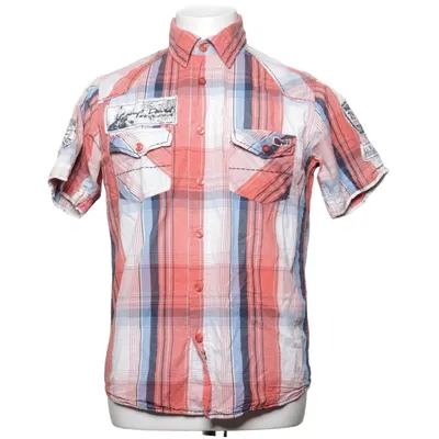 Short sleeve shirt (Red, Blue, White) from Camp David Cotton