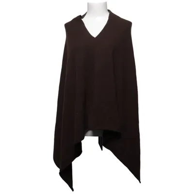 Poncho (Brown) from Holebrook Merino wool