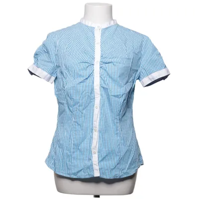 Chemise à manches courtes (Bleu, Blanc) de Luis Trenker Coton