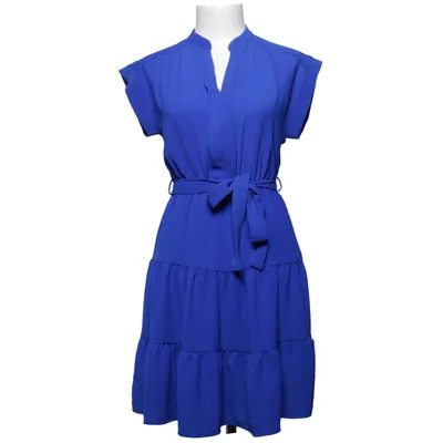 Kjole (Blå) fra Monteau Elastan, Polyester