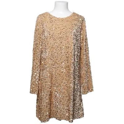 Cocktailkleid (Beige, Gold) von Bazaar Noir Elasthan, Polyester