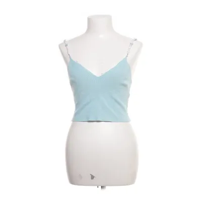Crop top (Bleu) de FB Sister Knitwear Élasthane, Polyamide, Viscose