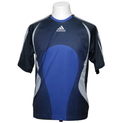 Fotbollströja (Blå, Svart, Grå) från Adidas Polyester
