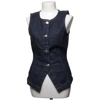 Jeansweste (Blau) von Perfect Jeans Gina Tricot Elasthan, Bio-Baumwolle