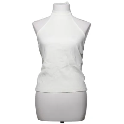 Halter neck top (White) from Sézane Elastane, Organic cotton
