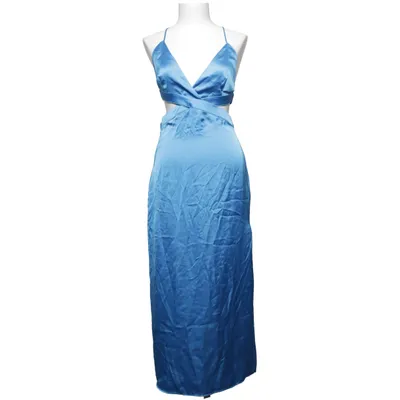 Maxi dress (Blue) from Zara Elastane, Polyester