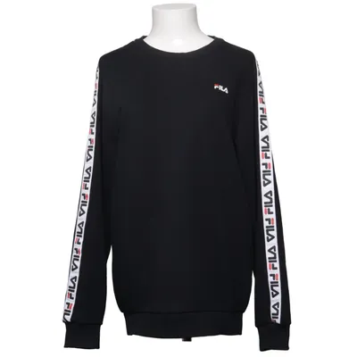 Sweatshirt (Black) from Fila Cotton, Polyester