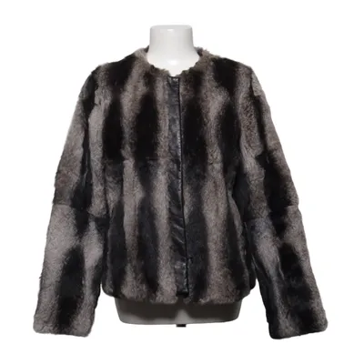 Pelz­ja­cke (Grau, Schwarz) von Style Butler Kaninchenpelz