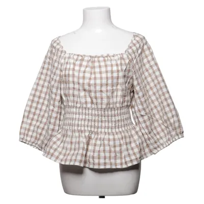 Blouse (Beige, White) from Joelle Cotton