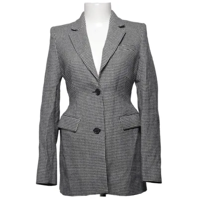 Blazer (Black, White) from & Other Stories Elastane, Polyester, Viscose, Wool