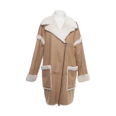 Shearling jacket (Beige, White) from Salsa Polyester