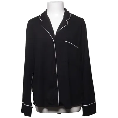 Pajama shirt (Black) from H&M Elastane, Polyester, Viscose