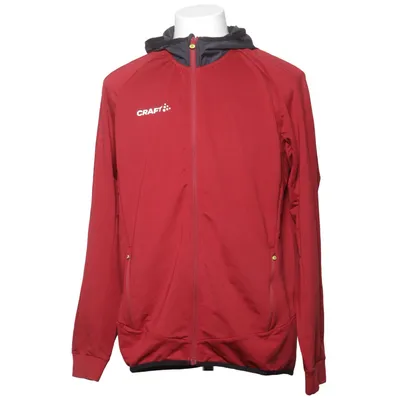 Capuchon sweater (Rood, Grijs) van Craft Elastaan, Gerecycled polyester