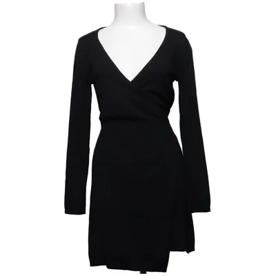 Slå-om-kjole (Sort) fra Best Emilie Polyester, Viscose