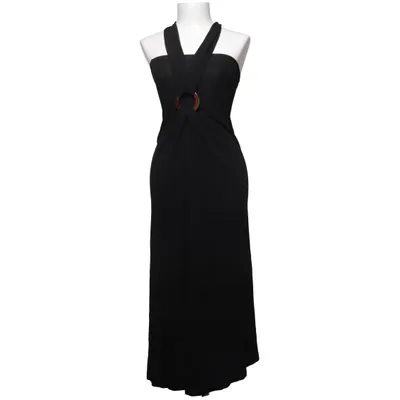 Halterneck-kjole (Sort) fra Massimo Dutti Woman Viscose