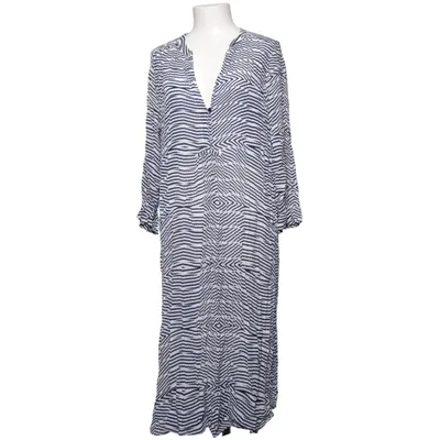 Långklänning (Blå, Vit) från Oneseason Viskos