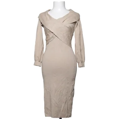 Jurk (Beige) van Outrageous Fortune Polyester, Viscose