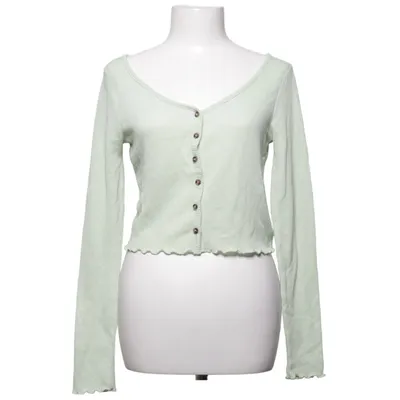 Strickjacke (Grün) von Divided by H&M Polyester, Viskose, Elasthan
