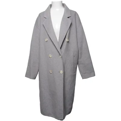 Frakke (Grå) fra Zara Outerwear Polyester, Uld