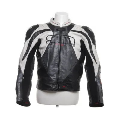 Motorcycle jacket (Black, White, Gray, Multicolored) from Lindstrands Polyamide, Polyester, Leather
