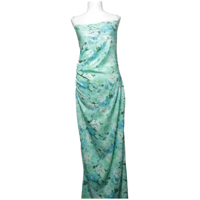Långklänning (Grön, Blå, Flerfärgad) från Adoore Elastan, Polyester