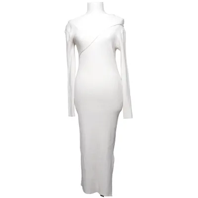 Maxi jurk (Wit) van Musy Muse Katoen, Polyester