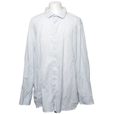 Shirt (Blauw, Wit) van Dressmann Katoen