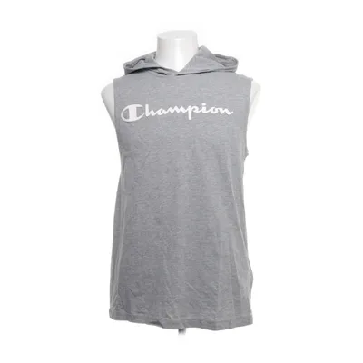 Short sleeve hoodie (Gray) from Champion Viscose, Cotton
