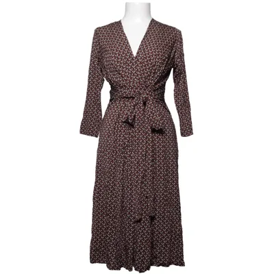 Dress (Brown, Multicolored) from Camilla Thulin Elastane, Viscose