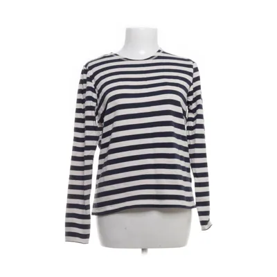 Long sleeve T-shirt (White, Blue) from Ganni Cotton