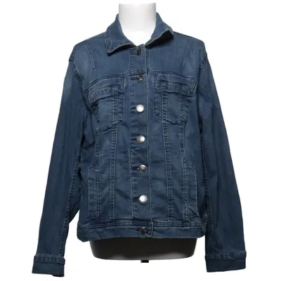 Jeansjacke (Blau) von Sheego Baumwolle, Elasthan