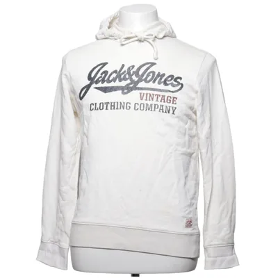 Capuchon sweater (Wit) van Jack & Jones Vintage Katoen