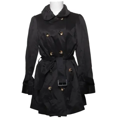 Trenchcoat (Zwart) van New Look Katoen, Polyester