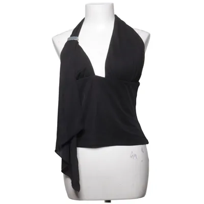 Halter neck top (Black) from White Fox Elastane, Polyester