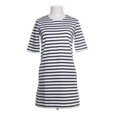 Kleid (Weiß, Blau) von H&M Basic Viskose, Polyester, Elasthan