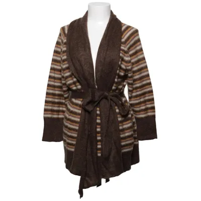 Slå om-cardigan (Brun, Flerfarvet) fra Missoni Mohair, Polyamid, Uld