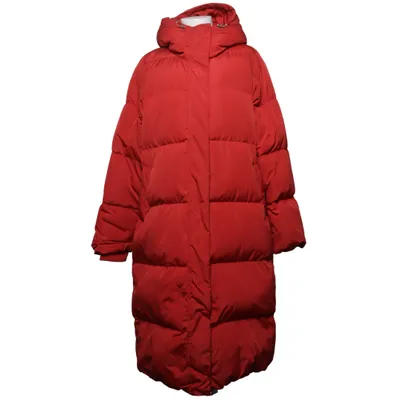 Vinterkappa (Röd) från Indiska Dun, Fjädrar, Polyester