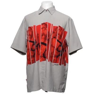Kortærmet skjorte (Grå, Rød, Sort) fra Ecko Unltd Polyester